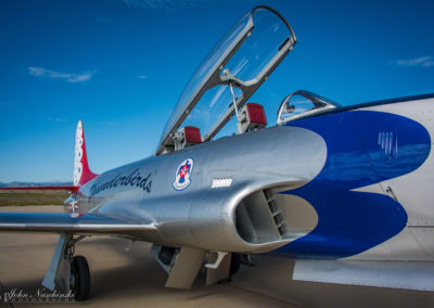 Thunderbirds T-33A on Display at Rocky Mountain Airshow - Photo 05