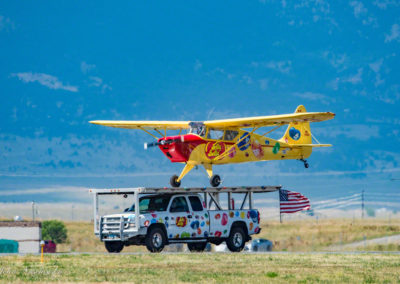 Jelly Belly Stunt Plane Landing on Truck 02