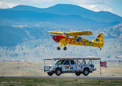 Jelly Belly Stunt Plane Taking off from Truck 03