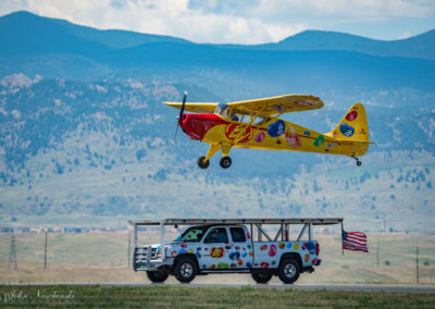 Jelly Belly Stunt Plane Taking off from Truck 04