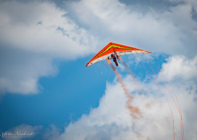 Dan Buchanan Towed Hang Glider at Rocky Mountain Airshow 01