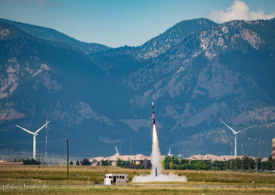 United Launch Alliance Rocket Lift off at Rocky Mountain Airshow