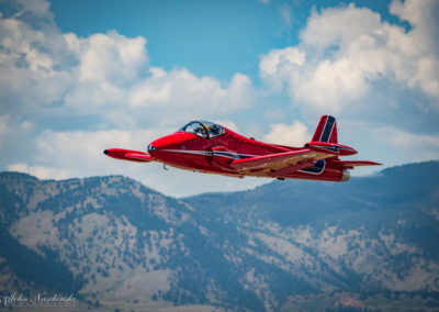 BAC Jet Provost T5 Flying Over Colorado's Front Range - Photo 02