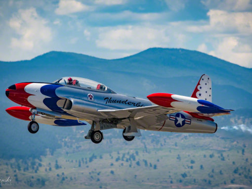 Colorado Airshow Photos of Thunderbirds T-33A Shooting Star