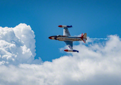 Thunderbirds T-33A Flyby at Rocky Mountain Airshow - Photo 15