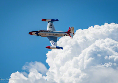 Thunderbirds T-33A Flyby at Rocky Mountain Airshow - Photo 16