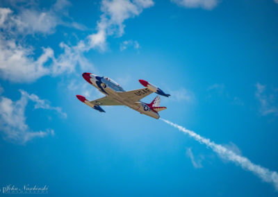 Thunderbirds T-33A Flyby at Rocky Mountain Airshow - Photo 21