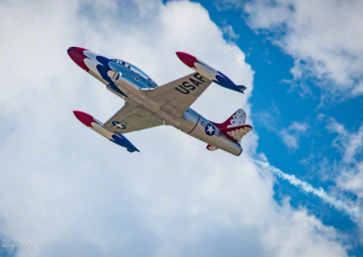 Thunderbirds T-33A Flyby at Rocky Mountain Airshow - Photo 22
