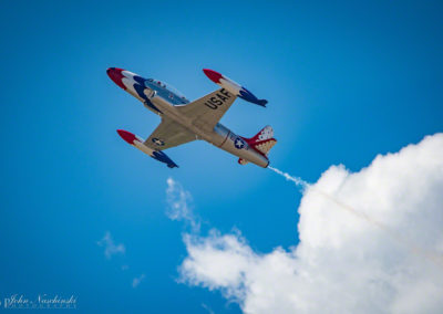 Thunderbirds T-33A Flyby at Rocky Mountain Airshow - Photo 23