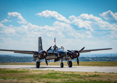 A-26 Bomber Invader Taxing Runway Photo 02