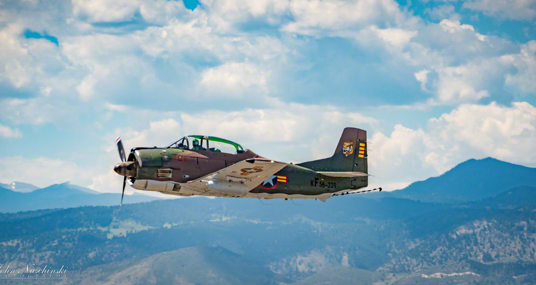 North American T-28C Photos from Rocky Mountain Airshow