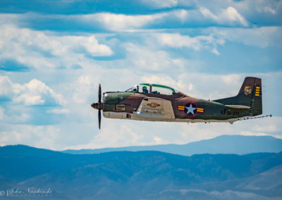 North American T-28C Sherry Berry over the Rock Mountains Photo 12