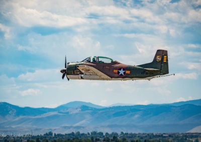 North American T-28C Sherry Berry over the Rock Mountains Photo 14