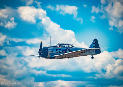 Photo of North American T-6 Texan in Flight over Colorado Skies 21