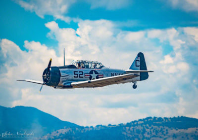 Photo of North American T-6 Texan in Flight over Colorado Front Range 27