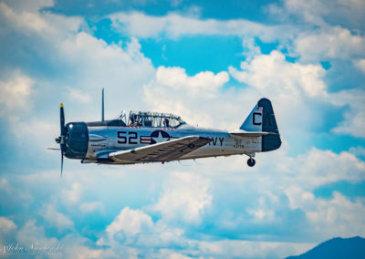 Photo of North American T-6 Texan in Flight over Colorado Front Range 28