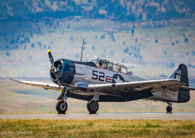 Photo of North American T-6 Texan Taxing Runway 34