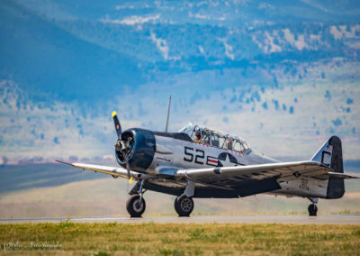 Photo of North American T-6 Texan Taxing Runway 35