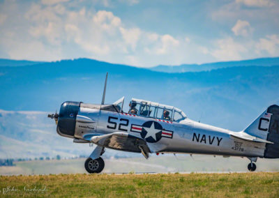 Photo of North American T-6 Texan Taxing Runway 36