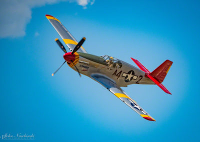 P-51C Mustang Tuskegee Airmen Flyby at Rocky Mountain Airshow - Photo 13