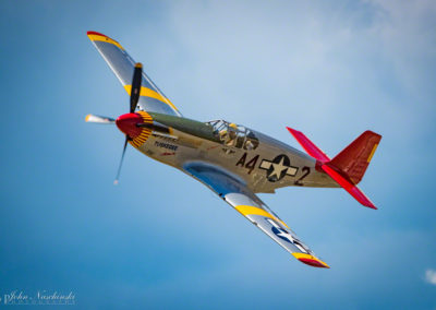 P-51C Mustang Tuskegee Airmen Flyby at Rocky Mountain Airshow - Photo 14