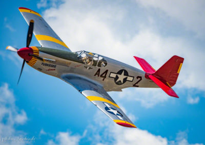 P-51C Mustang Tuskegee Airmen Flyby at Rocky Mountain Airshow - Photo 15