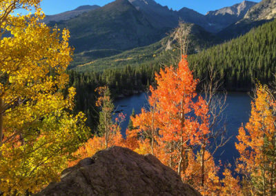 Fall Colors Rocky Mountain National Park Bear Lake with Longs Peak 07 on iPhone 6 Plus