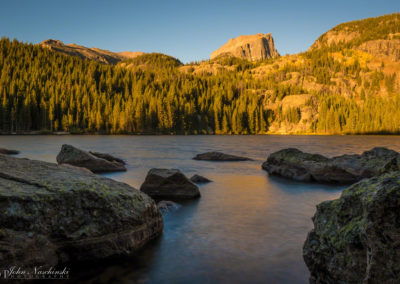 Bear Lake Rocky Mountain National Park and Hallett Peak Color