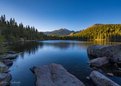 Bear Lake Rocky Mountain National Park and Longs Peak Color