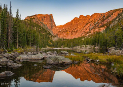 Rocky Mountain National Park Dream Lake Sunrise 01