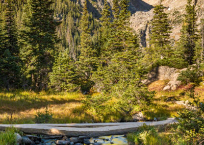 Rocky Mountain National Park Dream Lake Stream & Hallett Peak