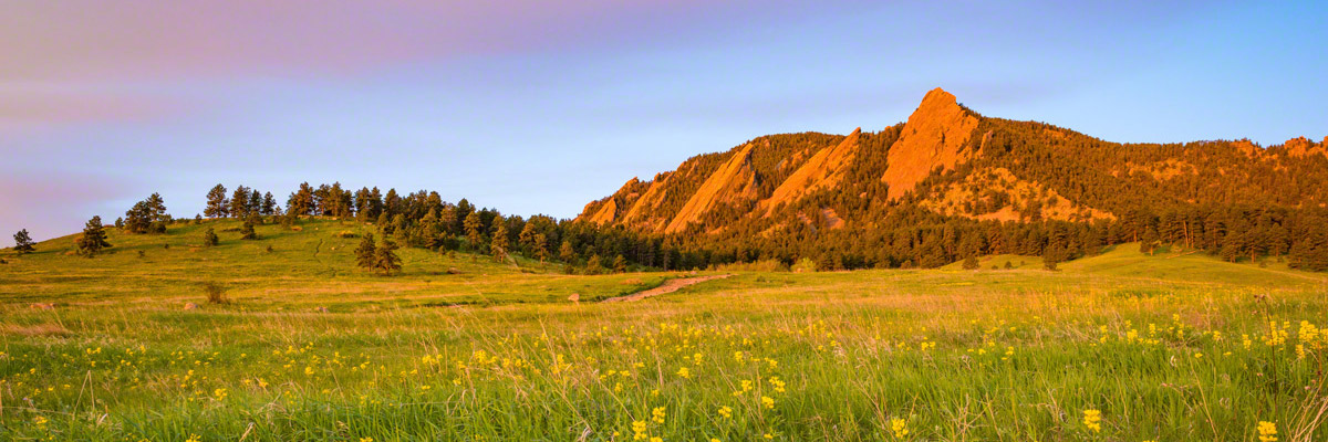 Boulder Colorado Flatirons Sunrise Photos