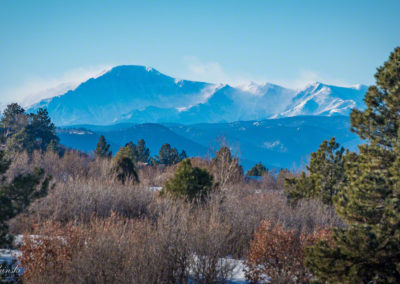 Castle Rock 2016 Winter Scenic Photos - View of Pikes Peak 06