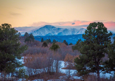 Castle Rock 2016 Winter Scenic Photos - View of Pikes Peak 11