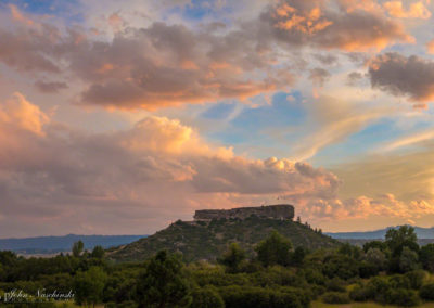 Photo of Castle Rock Colorado with Pink Blue Yellow Gold Sunset 10