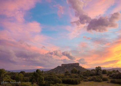 Photo of Castle Rock Colorado Pink Blue Yellow Sunset 06