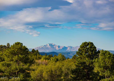 Photo of Pikes Peak from Castle Rock Colorado 13