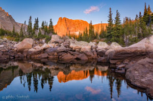 Notchtop Mountain Marigold Pond Rocky Mountain National Park