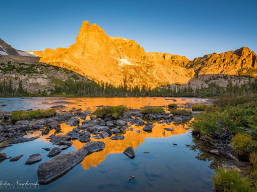 Notchtop Mountain Lake Helene Rocky Mountain National Park Photos