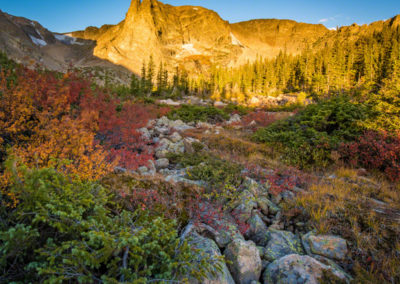 Notchtop Mountain and Fall Colors RMNP Photo 03