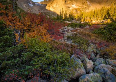 Notchtop Mountain and Fall Colors RMNP Photo 04
