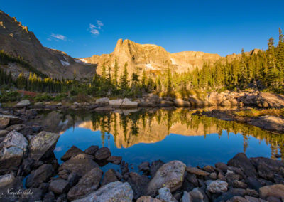 Notchtop Mountain and Marigold Pond RMNP Panoramic Photo 05