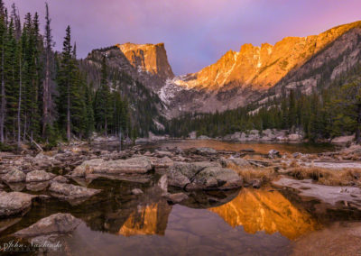 First Light at Dream Lake Rocky Mountain National Park Photo 04