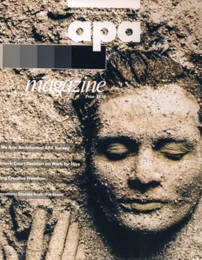 Inaugural cover of APA Magazine (Advertising Photographers of America, Inc.)