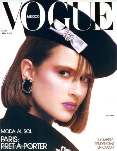 Cover of Vogue South America - Laurie Gehen of Ford Models