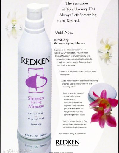 Shinsen Haircare for Redken Advertising