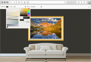 Shop Prints with Room and Wall Previews