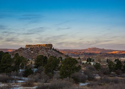 First Light on the Rock in Castle Rock