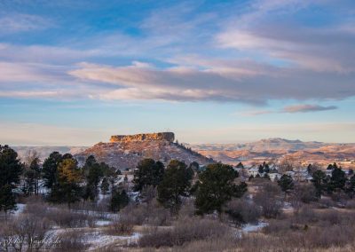 Winter Morning Sunrise in Castle Rock