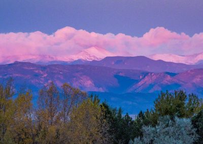 Purple Mountain Majesty of Mt Evans & Colorado Front Range